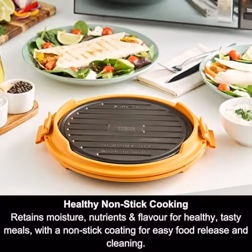 Morphy Richards Mico Microwave Round Grill in Orange – 9