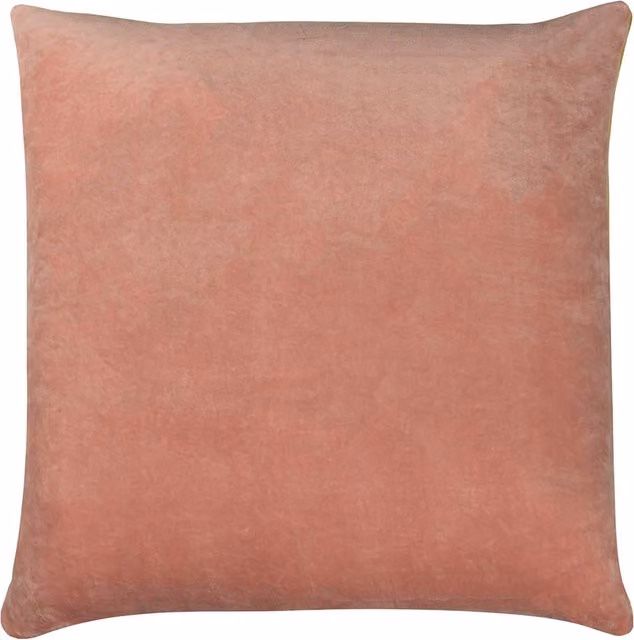 Tanda Pink Velvet Square Feather Cushion