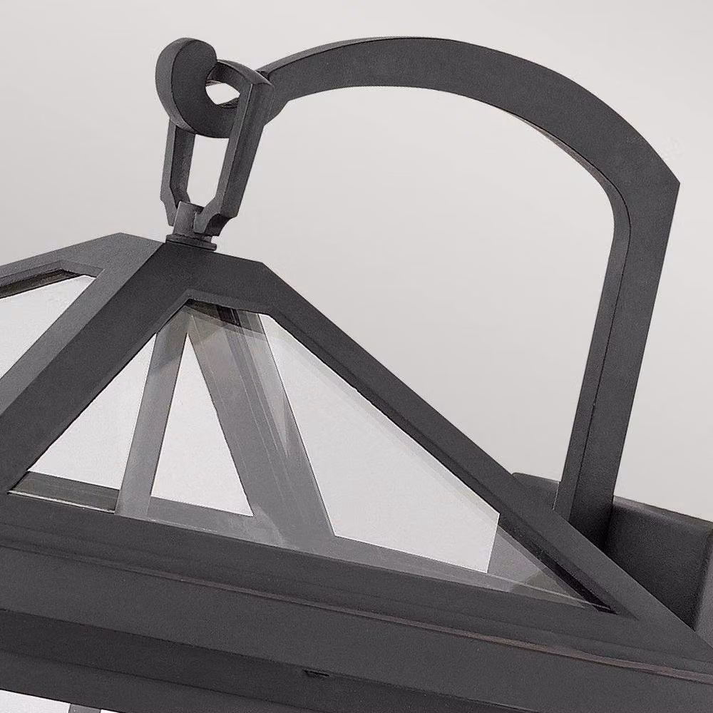Netlighting Hinkley Alford Place Outdoor Wall Lantern in Museum Black with IP44 Rating – 2