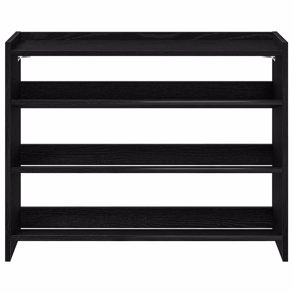 Berkfield Home Black Modern Shoe Rack, W/D/H: 80 x 25 x 62 cm – 4
