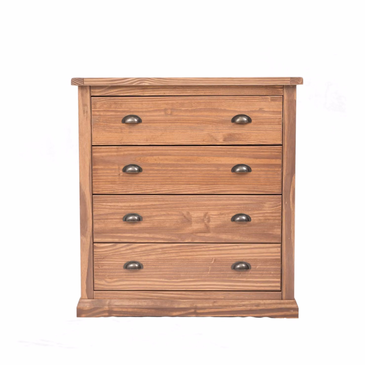 Cabinet Bits Tirolo 4 Drawer Chest of Drawers in Brown Pine Wood – 2
