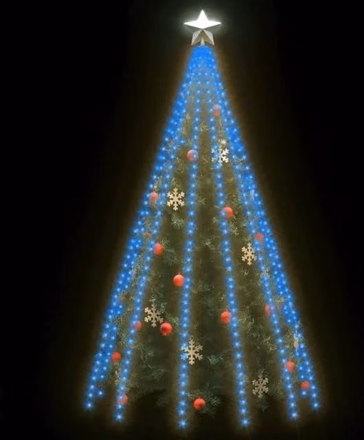 Berkfield Home Blue LED Christmas Tree Lights with 500 LEDs