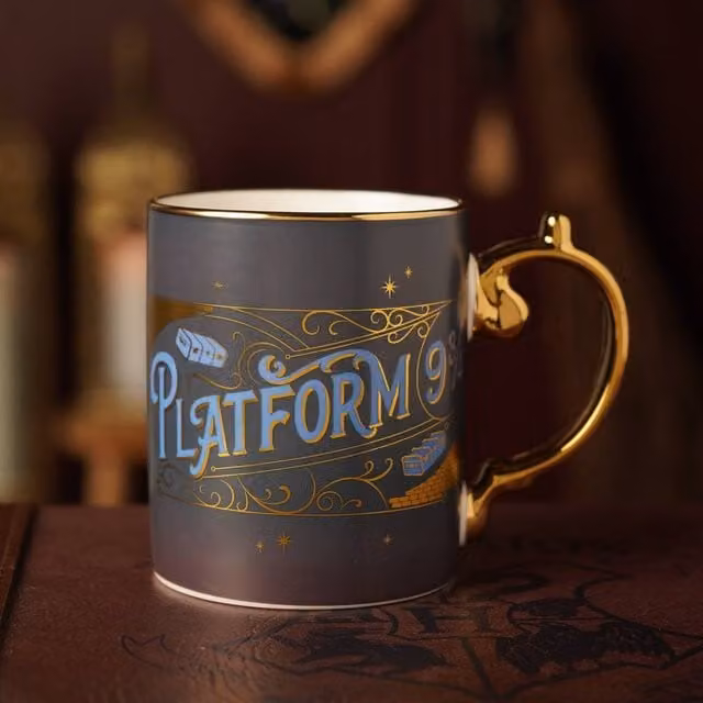 Widdop and Co Harry Potter Alumni Collectable Ceramic Mug in Blue and Gold
