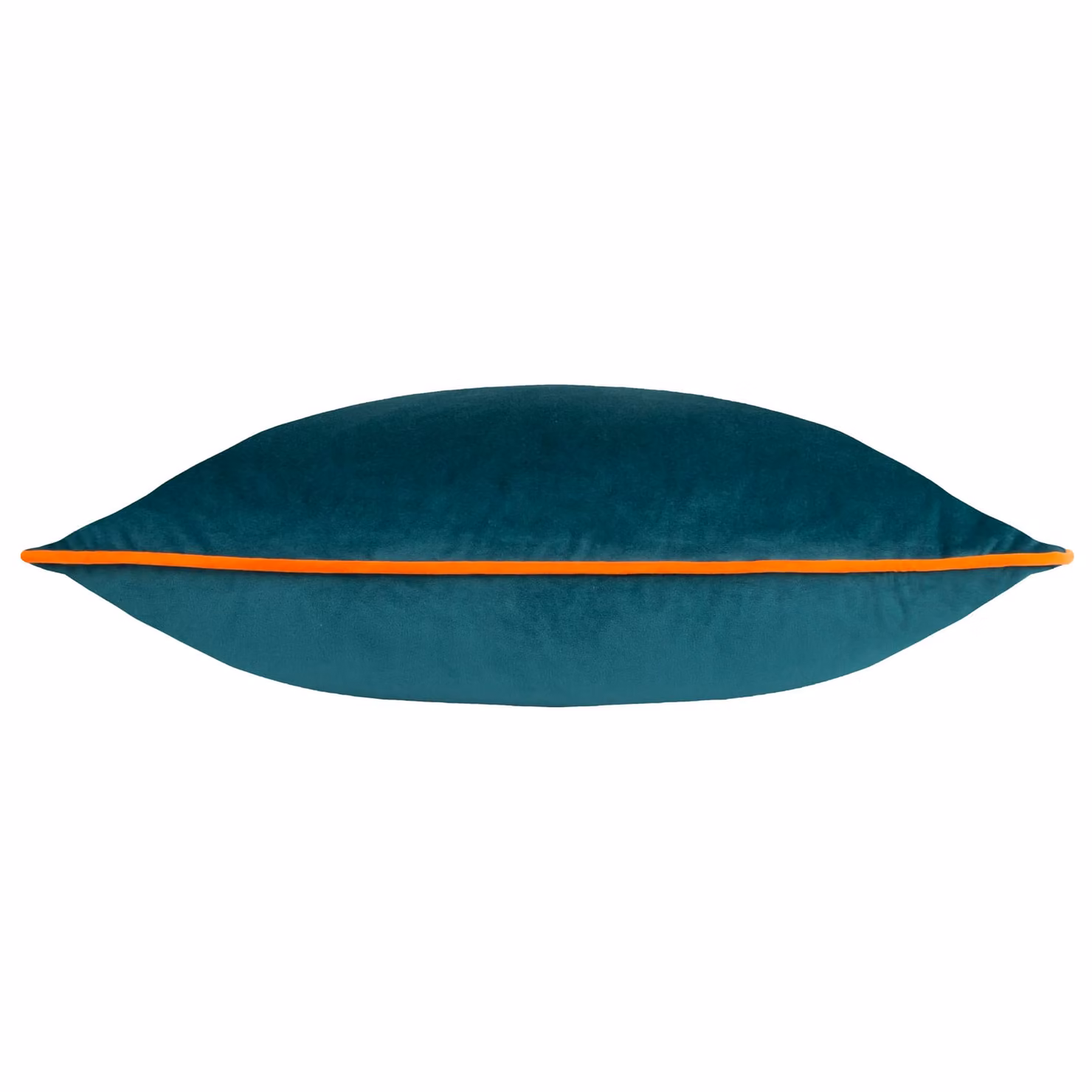 Furn Meridian Velvet Square Cushion in Blue and Orange, W/D/H: 45 x 45 x 45 cm – 3