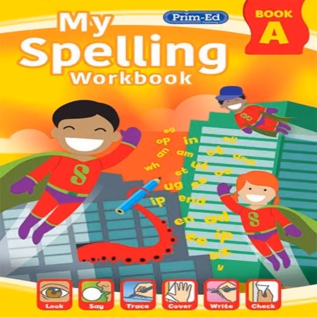 RIC Publications My Spelling Workbook Book A Multicolour Paperback