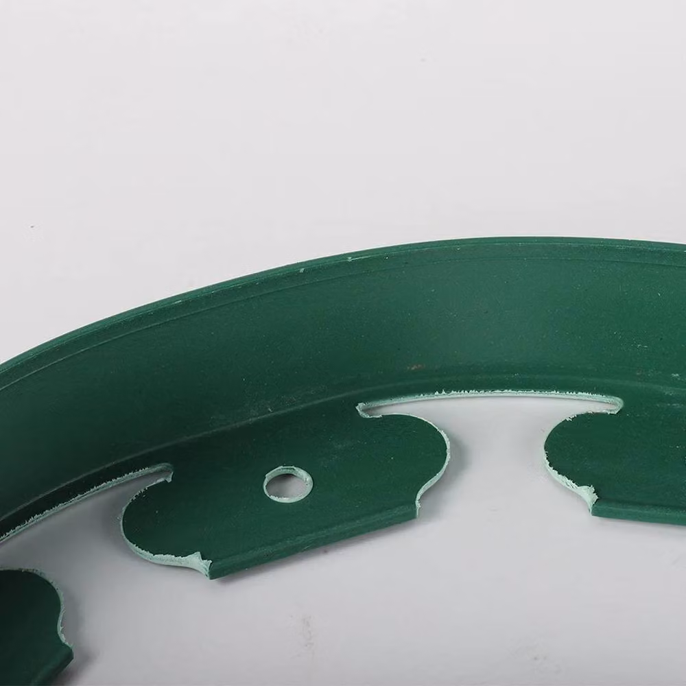 FLAVORA Green Flexible Plastic Garden Border Edging for Grass Lawns – 3
