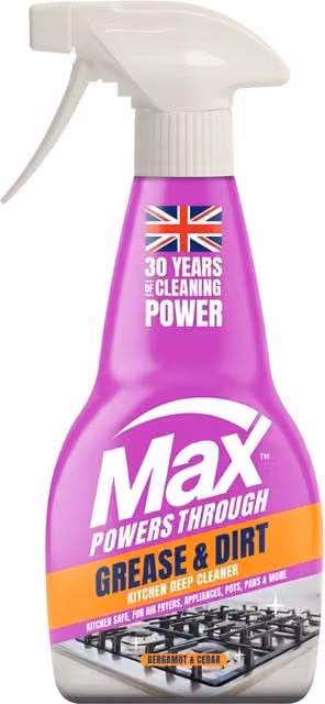 MAX Max Grease and Dirt Cleaning Spray, Purple