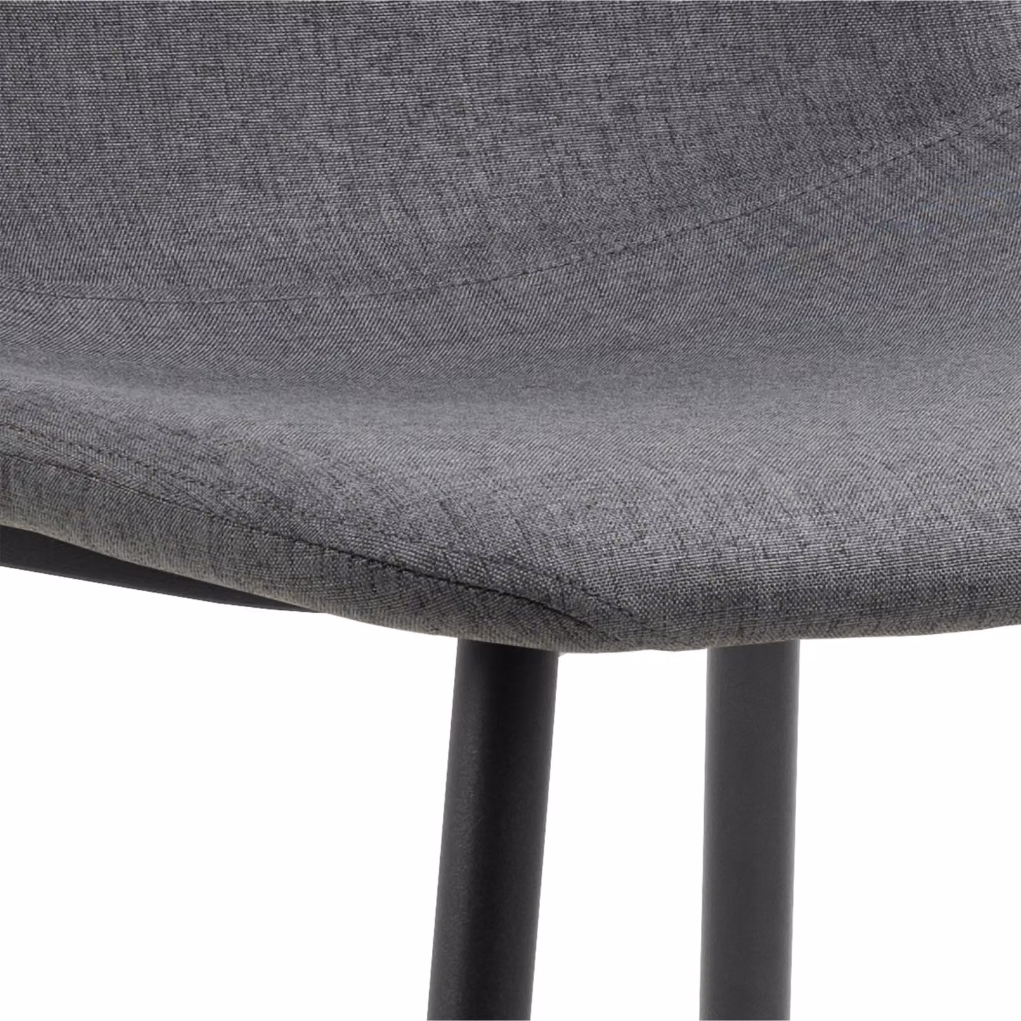 Furniture To Go Celia Dining Chair Set of 4 in Grey Fabric – 7
