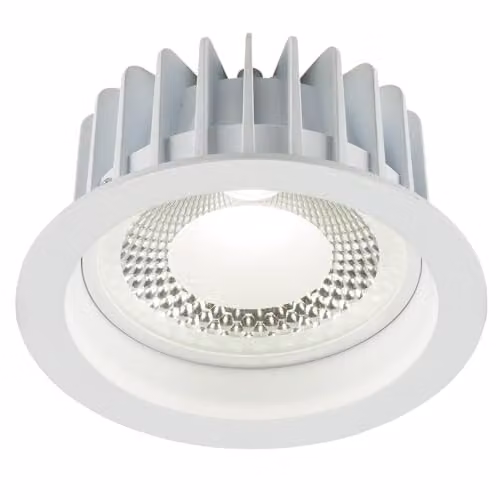 Netlighting COB LED Recessed Commercial Downlight 4000K 230V 10W in White