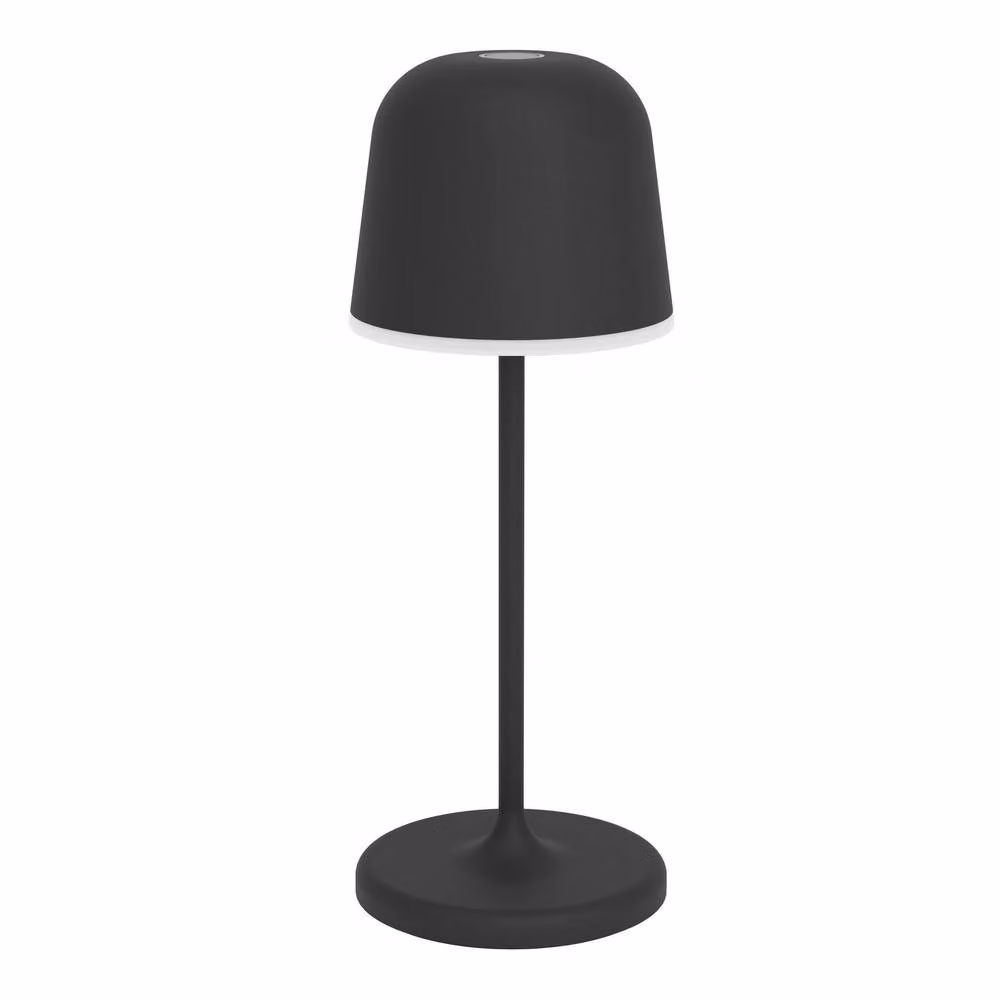 Eglo MANNERA-S Portable Black LED Table Light with Rechargeable Battery and Dimmable Touch Control – 3