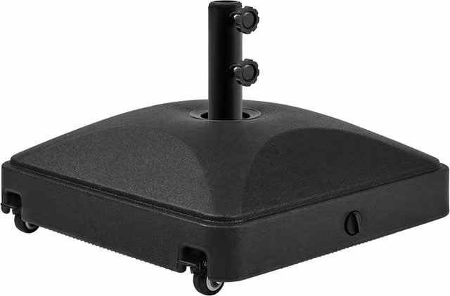 Yaheetech Black Outdoor Rolling Parasol Base Stand