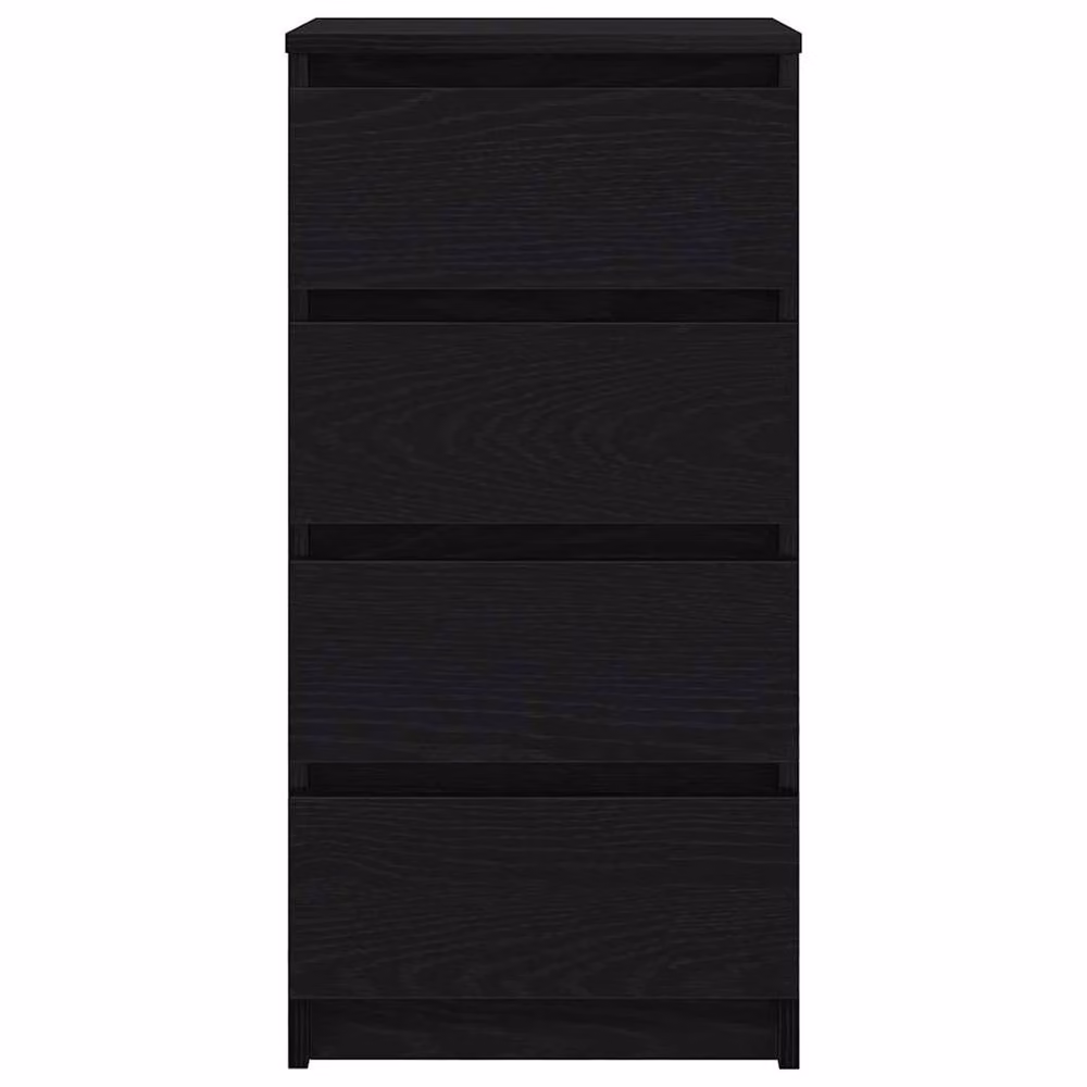 Berkfield Home Modern Black Oak Sideboard, W/D/H: 37.5 x 35 x 76 cm – 3