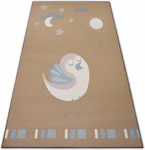 RugsX Loko Rectangular Rug in Beige, W: 120 cm, D: 170 cm – 1