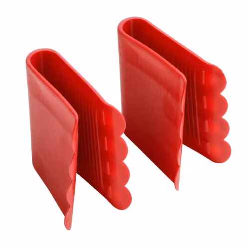 Premier Housewares Anti Scald Grips, Red, Set of 2 – 1