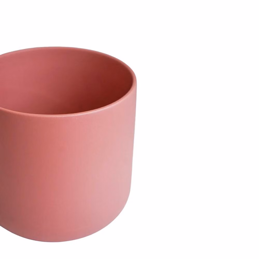 Lemon Pavilion Lisbon Ceramic Planter in Blush Rose, W26 x D26 x H26 cm – 2