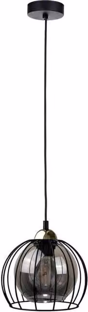 Netlighting Solo Dome Pendant Ceiling Light Black, Diameter: 20 cm, E27