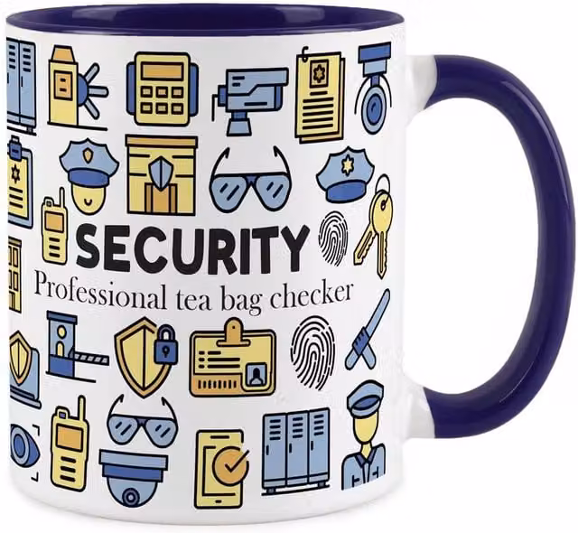 Purely Home Navy Blue Ceramic Mug for Adults