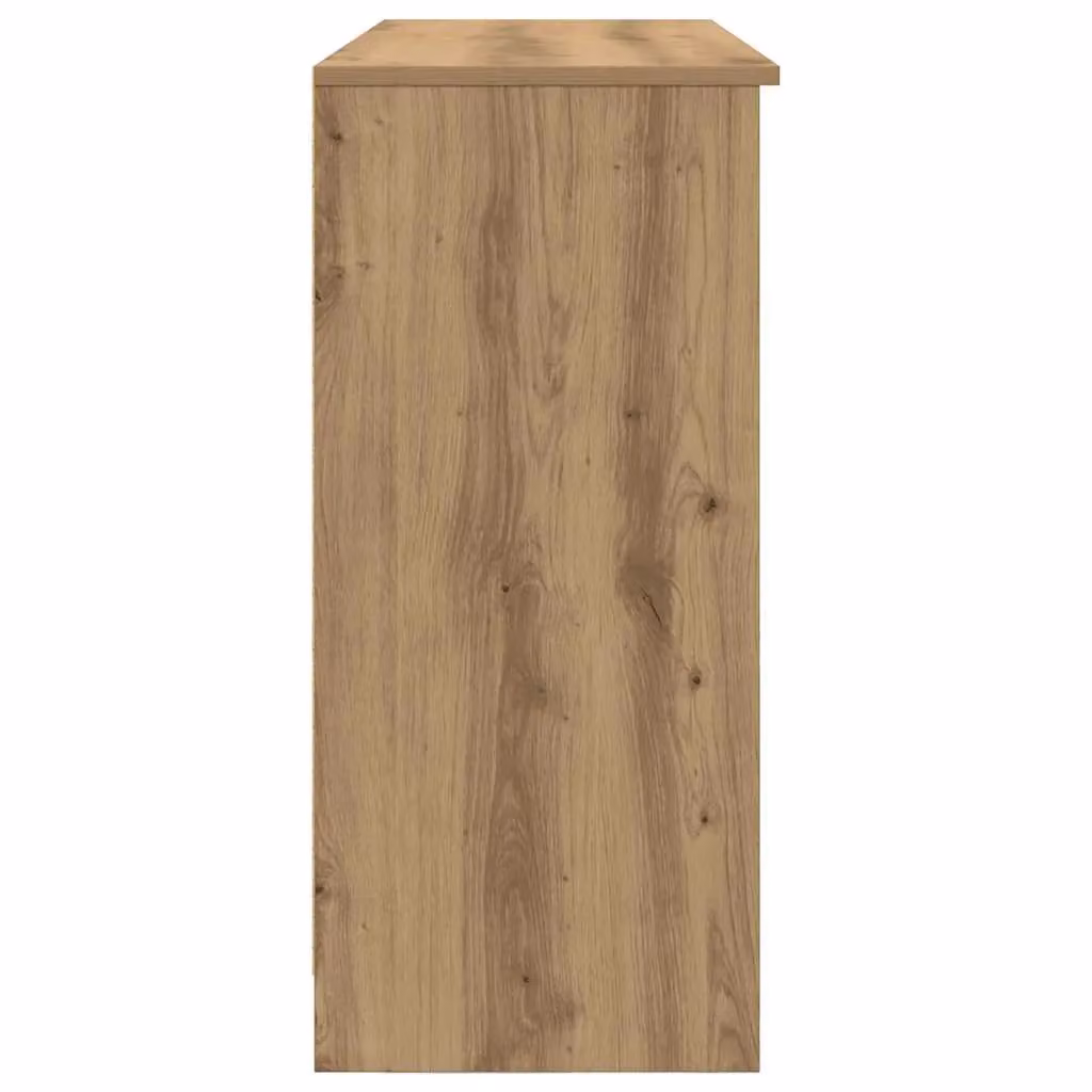 Berkfield Home Artisan Oak Sideboard with Drawer in Brown, W/D/H: 101 x 35 x 76 cm – 3
