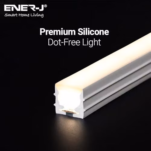 ENERJ 30m 24V Silicon Neon Flex LED Strip, White, IP65, 10 x 10 mm – 2