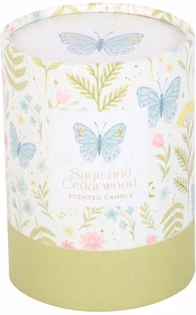 Something Different Sage and Cedarwood Scented Votive Candle in Multicolour Glass