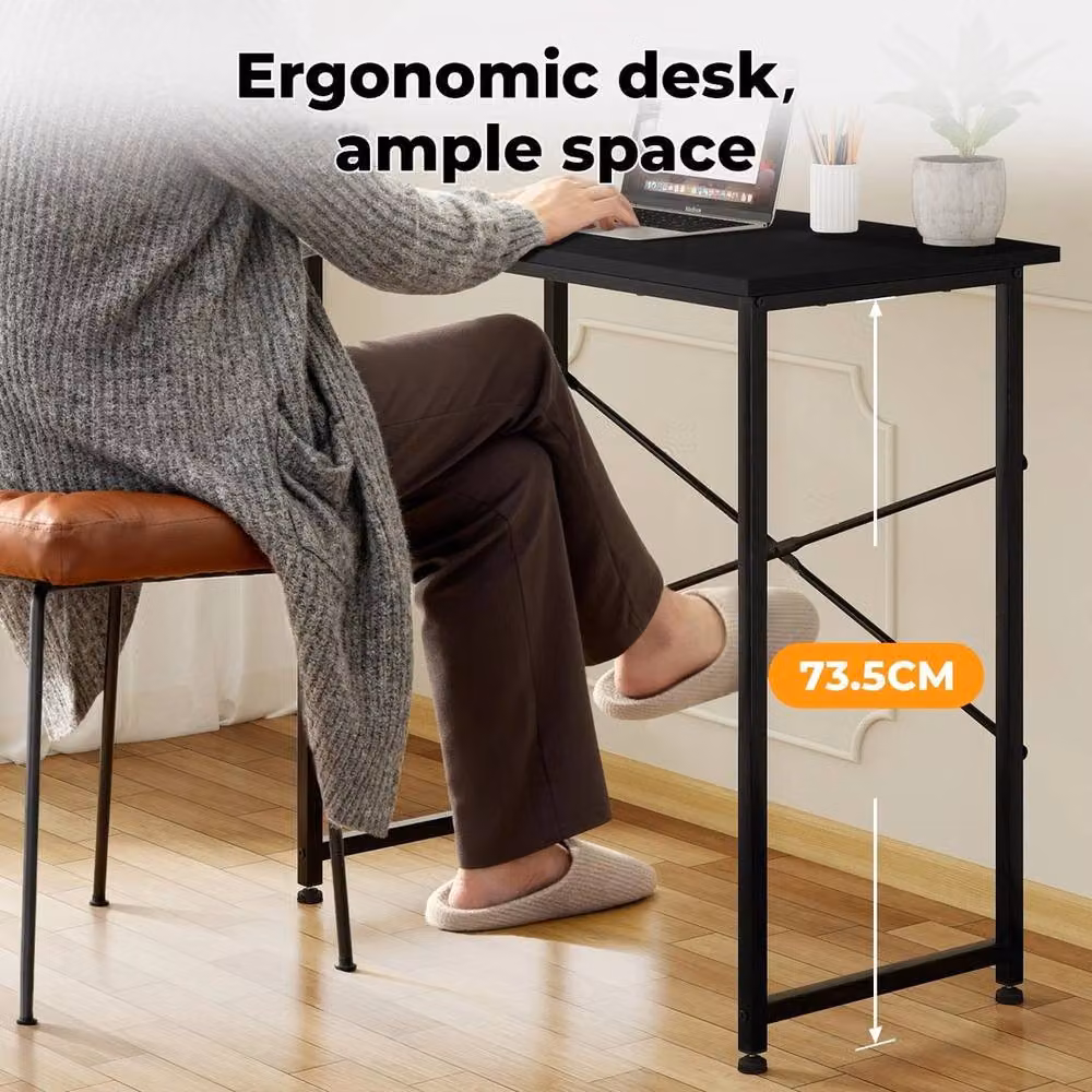 Kelvenix Black Gaming and Home Office PC Desk with Matt MDF Laminate Finish, W/D/H: 80 x 50 x 73.5 cm – 5
