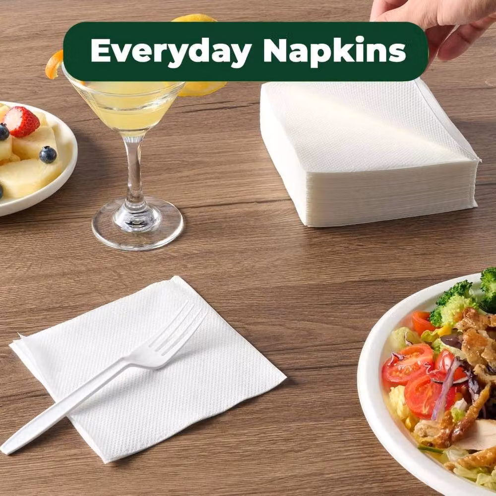 ECONX White 2-Ply Paper Napkins, 40 cm, Pack of 500 – 4