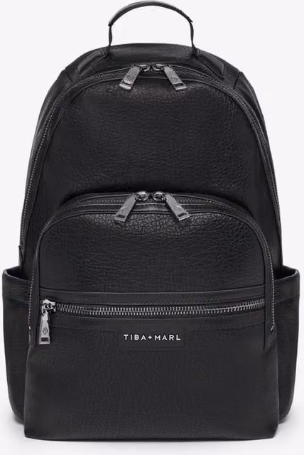 Tiba + Marl Elwood 2.0 Changing Backpack in Black