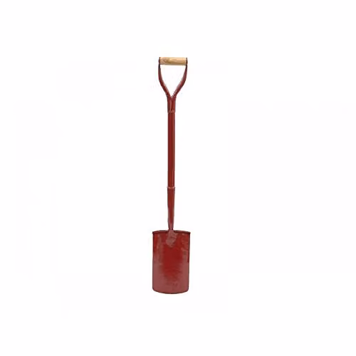 Faithfull All-Steel Treaded Digging Spade with MYD Handle, Red – 1