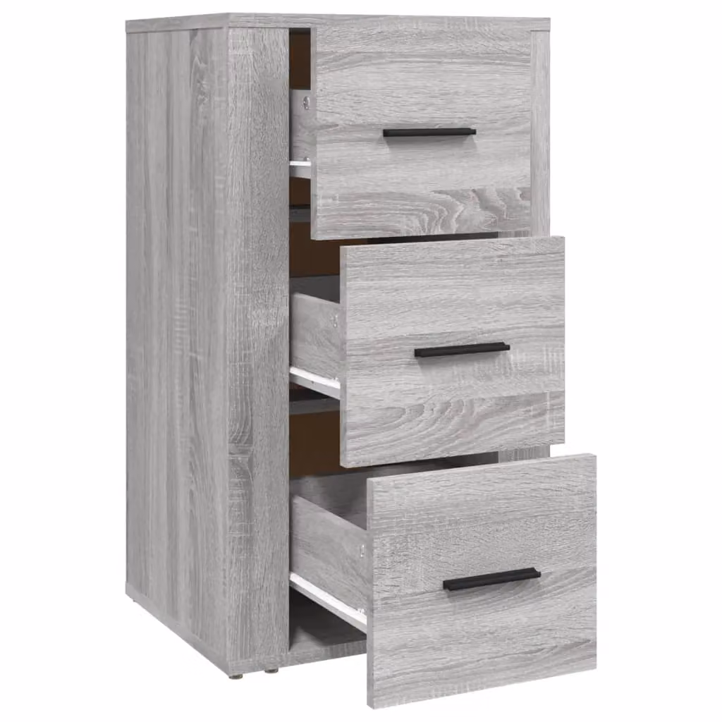 Berkfield Home Grey Sonoma Sideboard in Engineered Wood, W/D/H: 40 x 33 x 70 cm – 2
