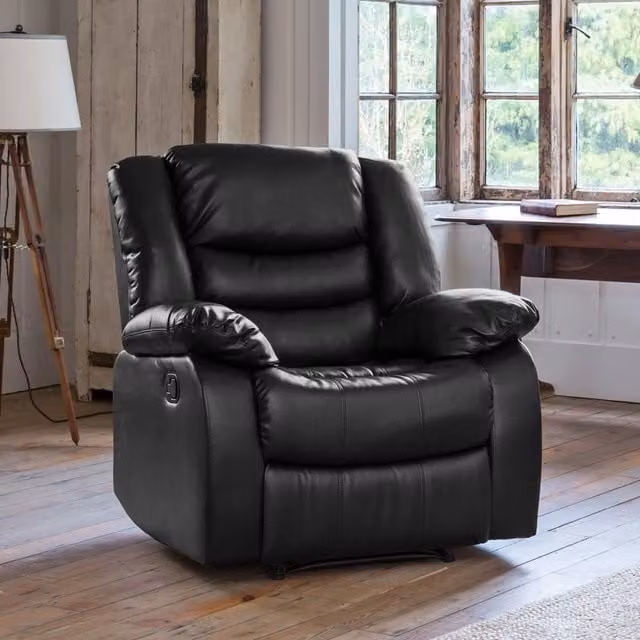 Artemis Home Brooklyn Electric Riser Recliner with Massage and Heat in Black