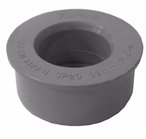 FloPlast Solvent Boss Adaptor 40mm Grey Soil