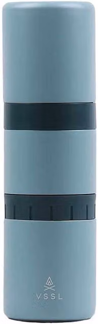 VSSL Nest Pour Over Coffee Kit with Two Stainless Steel Travel Mugs in Green or Blue – 6