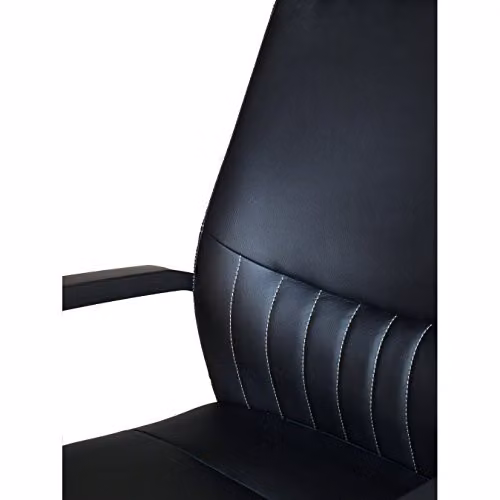 Alphason Brooklyn Black Faux Leather High Back Executive Chair, D/W/H: 56 x 60 x 122 cm – 3