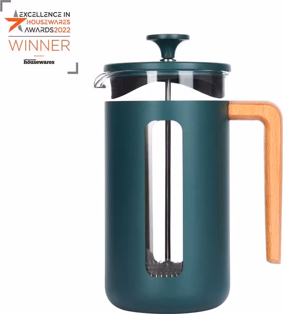 La Cafetire Pisa Glass Cafetiere - Green