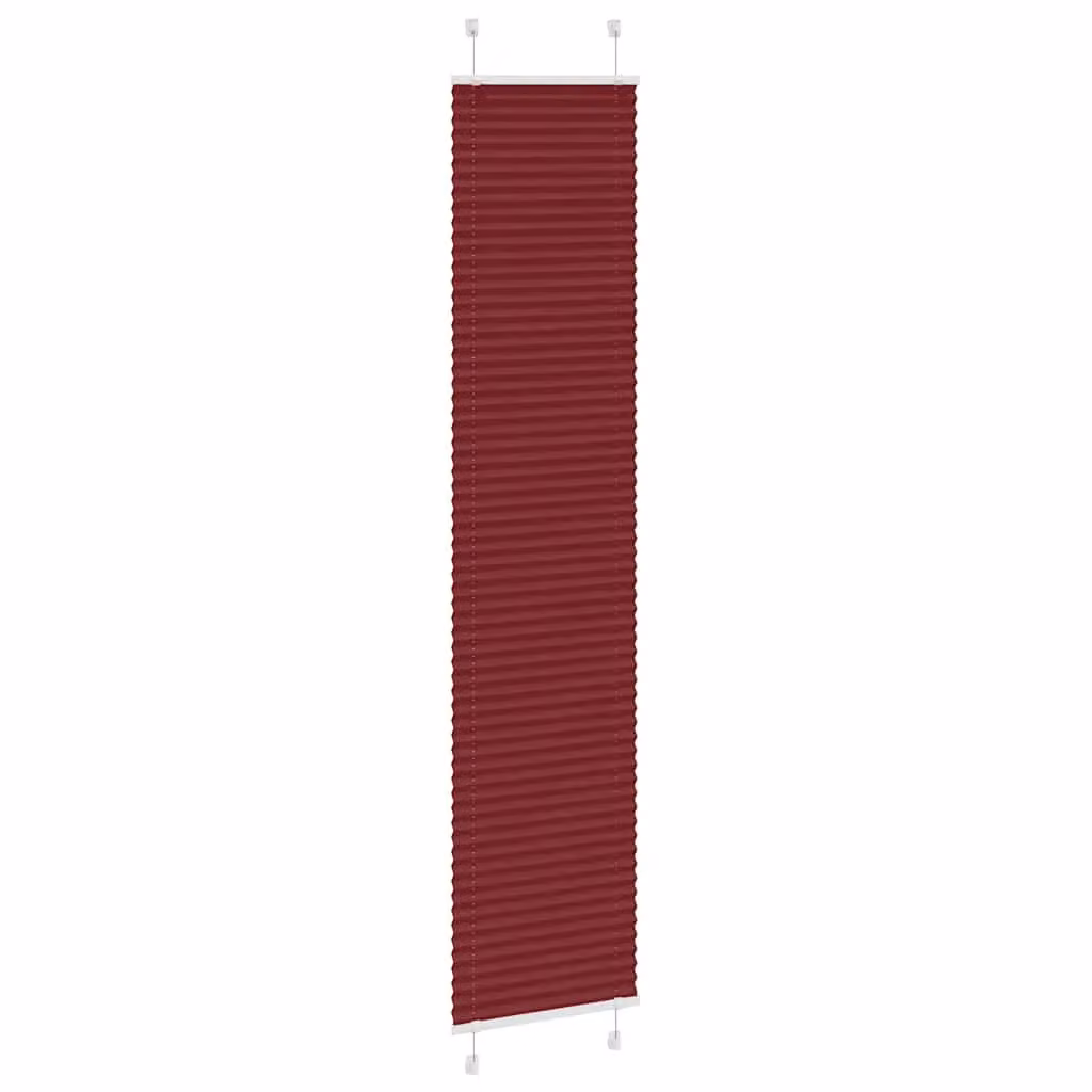 Berkfield Home Single Pleat Corded Blind in Bordeaux Red, W: 40 cm, H: 200 cm – 3