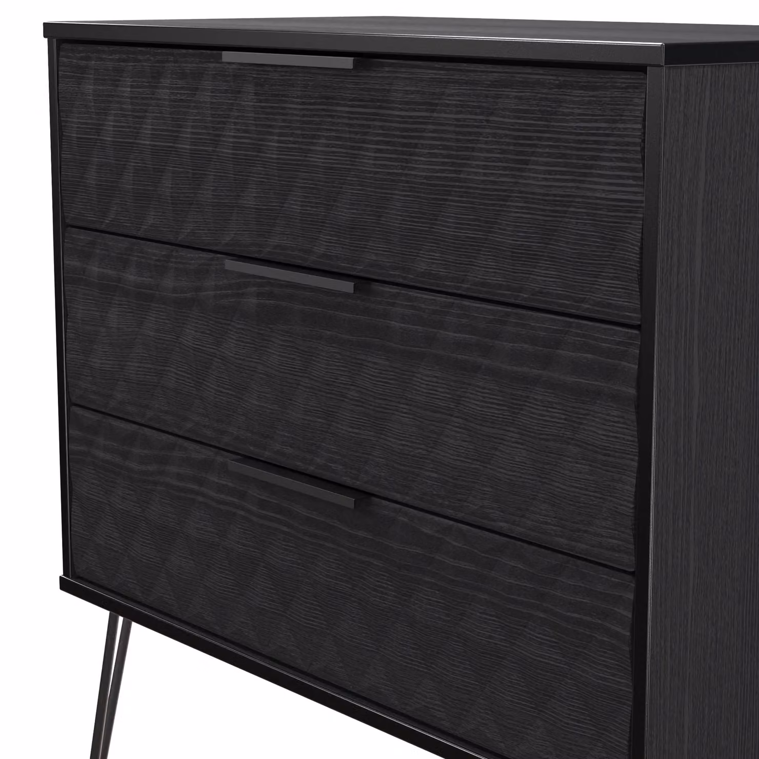 2 U Islay 3 Drawer Chest in Black – 3