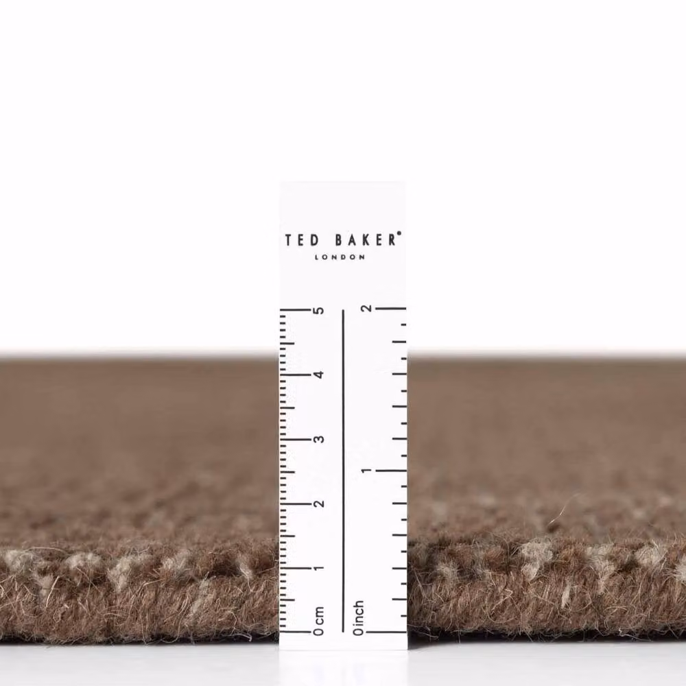 Ted Baker Greenwich Hand-Knotted Wool Rug in Brown, W: 200 cm, D: 300 cm – 2