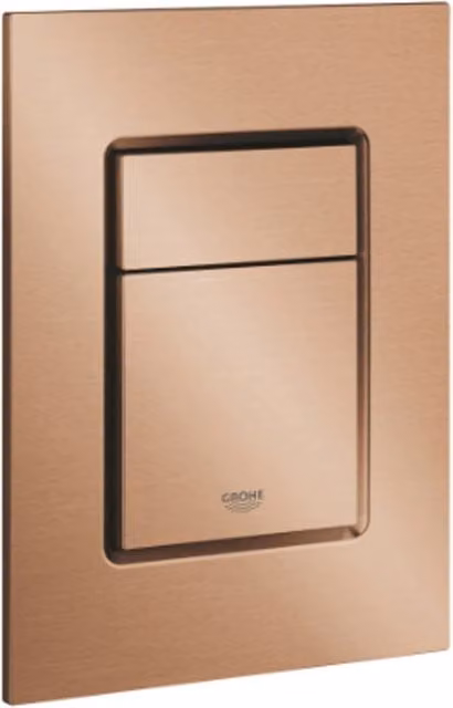 Grohe Skate Cosmo Small Flush Plate in Brushed Warm Sunset Grey 37535DL0