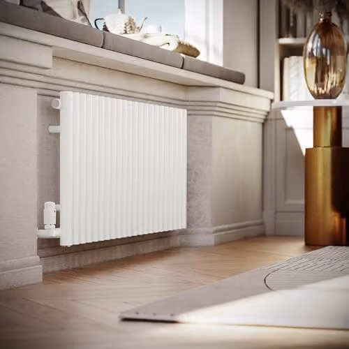 Terma Steel Radiator, White RAL 9016, H: 50.0 cm, W: 119.5 cm – 1