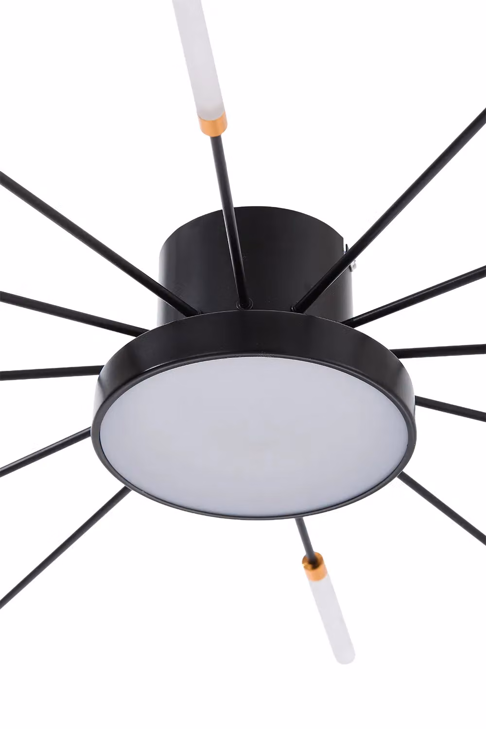 Living and Home Modern Firework Effect LED Ceiling Light in Black – 3