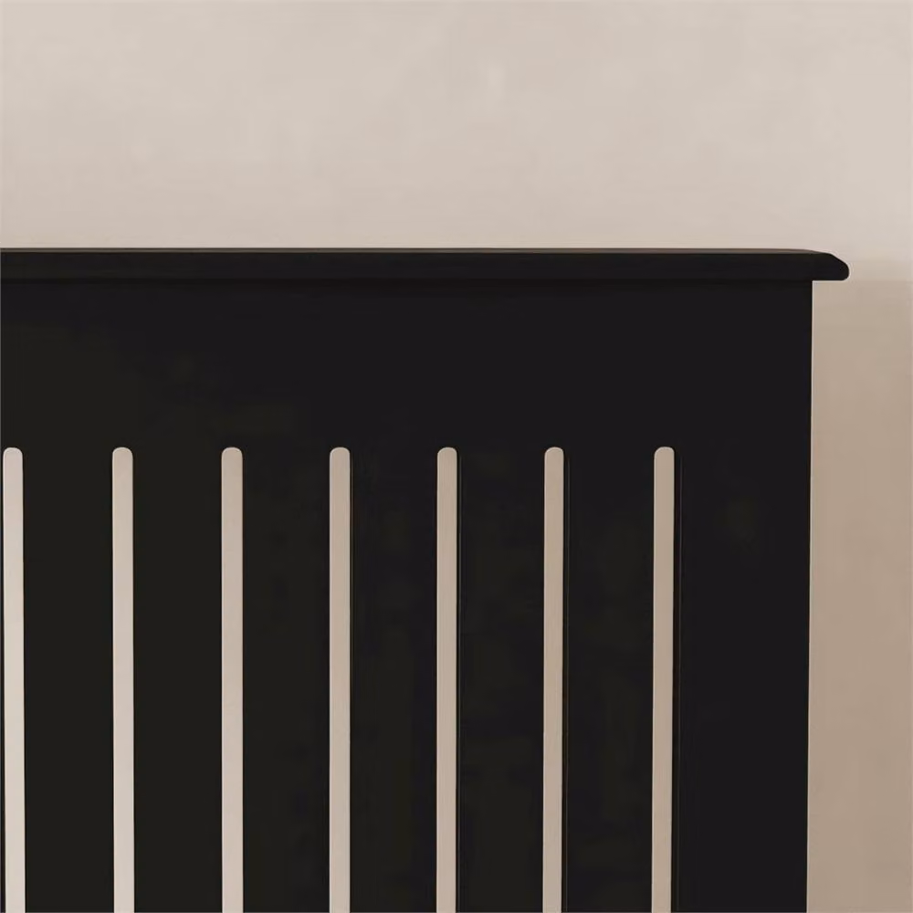 FORGEVIO Modern Matt Black Freestanding Radiator Cover Cabinet – 3
