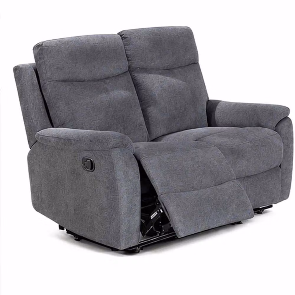 Furnishings For Less UK Vancouver 3 + 2 Seater Manual Reclining Sofa Suite in Grey Fabric – 5