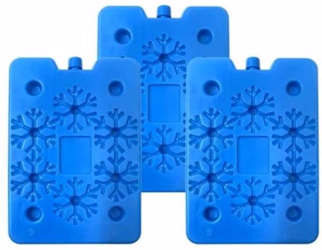 KDMD 4 Pack Blue Freezer Ice Block Packs for Lunch Boxes and Cool Bags – 1