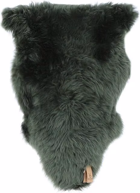 Fenland England Australian Sheepskin Rug in Green, Single, W/D/H: 60 x 60 x 60 cm