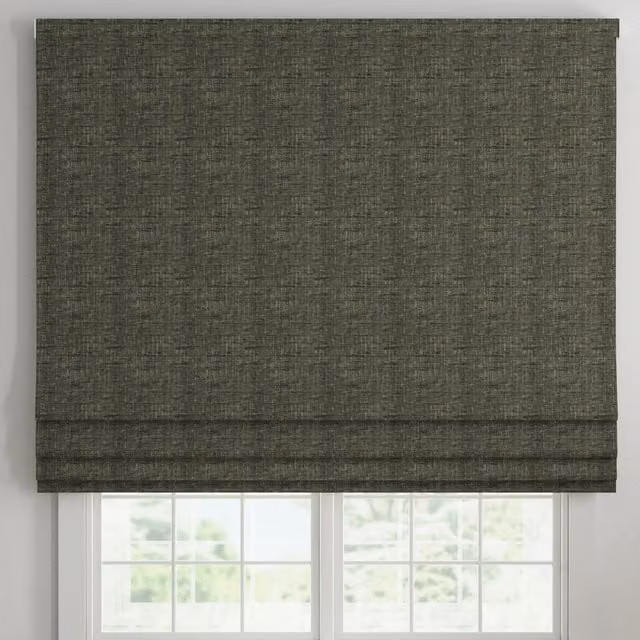 ANTE DECOR Olympus Made To Measure Blackout Roman Blind in Shadow Silver