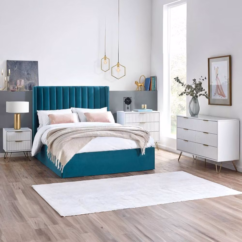 Cheshire Premium Siena 5 Drawer Chest in White – 2