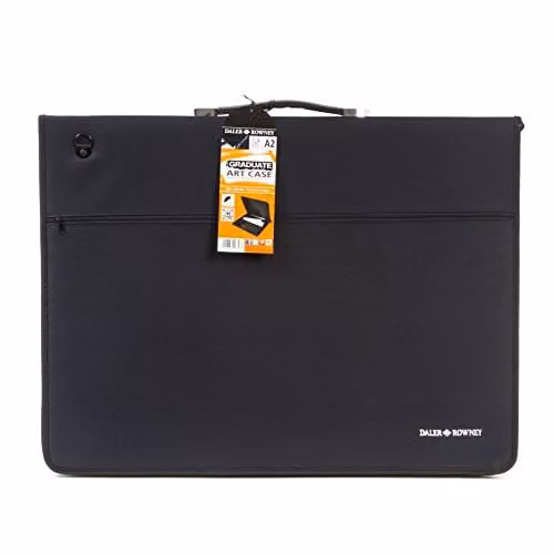Daler-Rowney Graduate Art Case, A2, Black, W: 59.4 cm, H: 42 cm