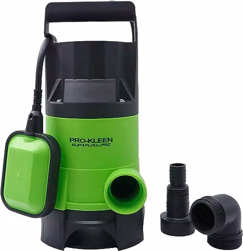 Pro-Kleen 750W Submersible Water Pump with Float Switch in Green
