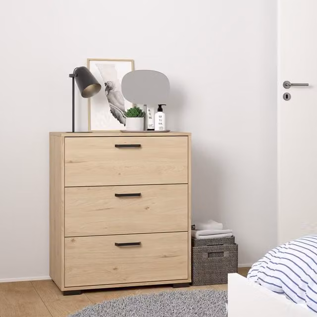 Furniture To Go Sofia Chest of Drawers in Jackson Hickory Oak Brown