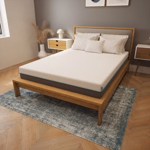 Summerby Sleep No. 14 CoolLux Gel Infused Memory Foam Mattress, White, W: 140 cm, D: 200 cm